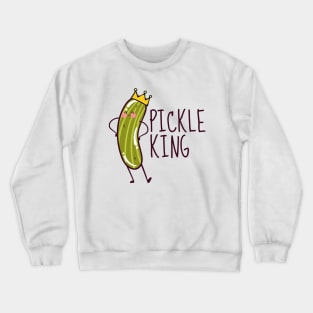 Pickle King Funny Crewneck Sweatshirt